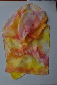 sundyed silk scarf